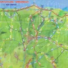 Mapa szlaków turystycznych Karkonoszy, region Karpacza. Znajdź najlepszą trasę, gdzie w Karkonosze wybrać się na wędrówkę.