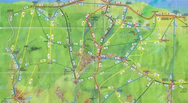 Mapa szlaków turystycznych Karkonoszy, region Karpacza. Znajdź najlepszą trasę, gdzie w Karkonosze wybrać się na wędrówkę.