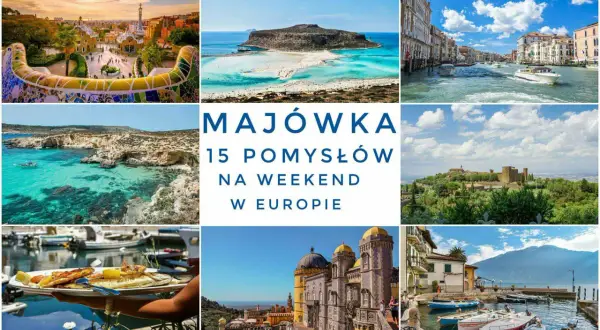 Gdzie na majówkę? Kolorowe mozaiki, greckie plaże, weneckie kanały i włoskie zamki – 15 pomysłów na weekend w Europie.