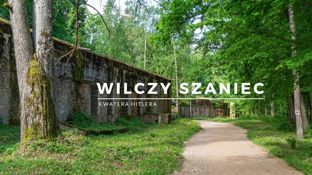 Wilczy Szaniec, dawna kwatera Hitlera w Polsce, to zarośnięte bunkry w otoczeniu bujnej zieleni.